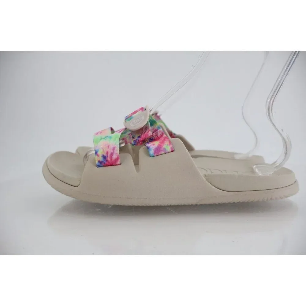 Chaco Women's Chillos Slide Sandal Light Tie Dye Size 12 Flat Slip on Shoes
